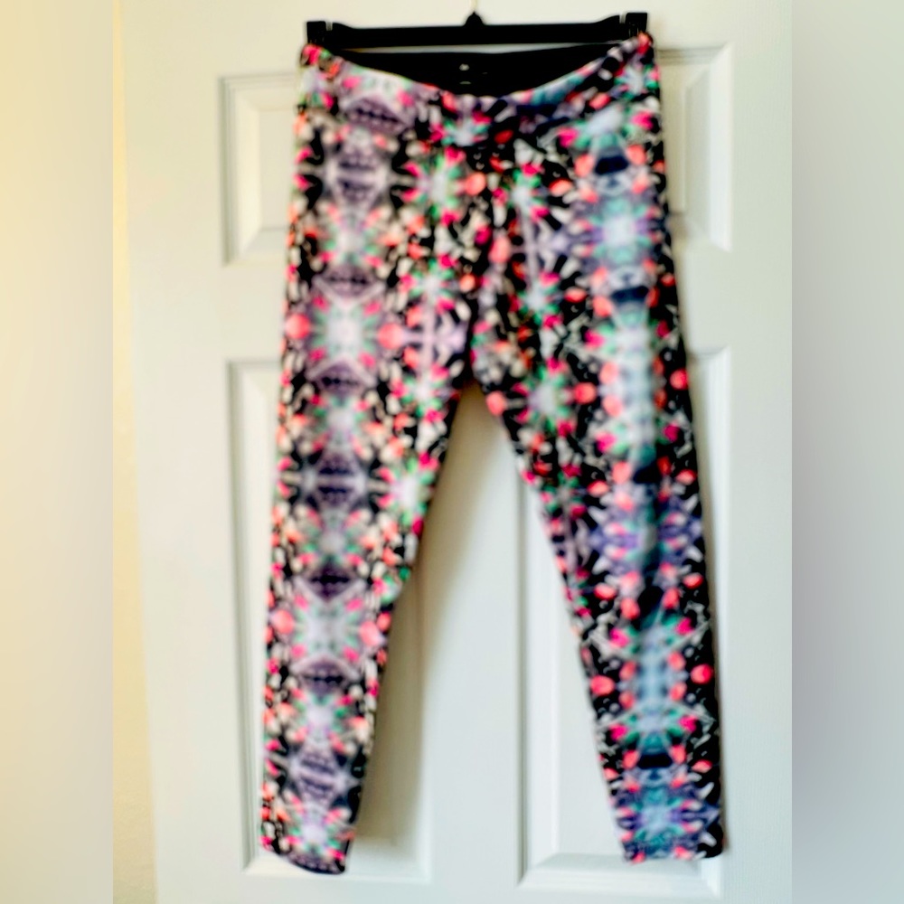 Adidas Climate galaxy Stars exercise workout running tights leggings MEDIUM